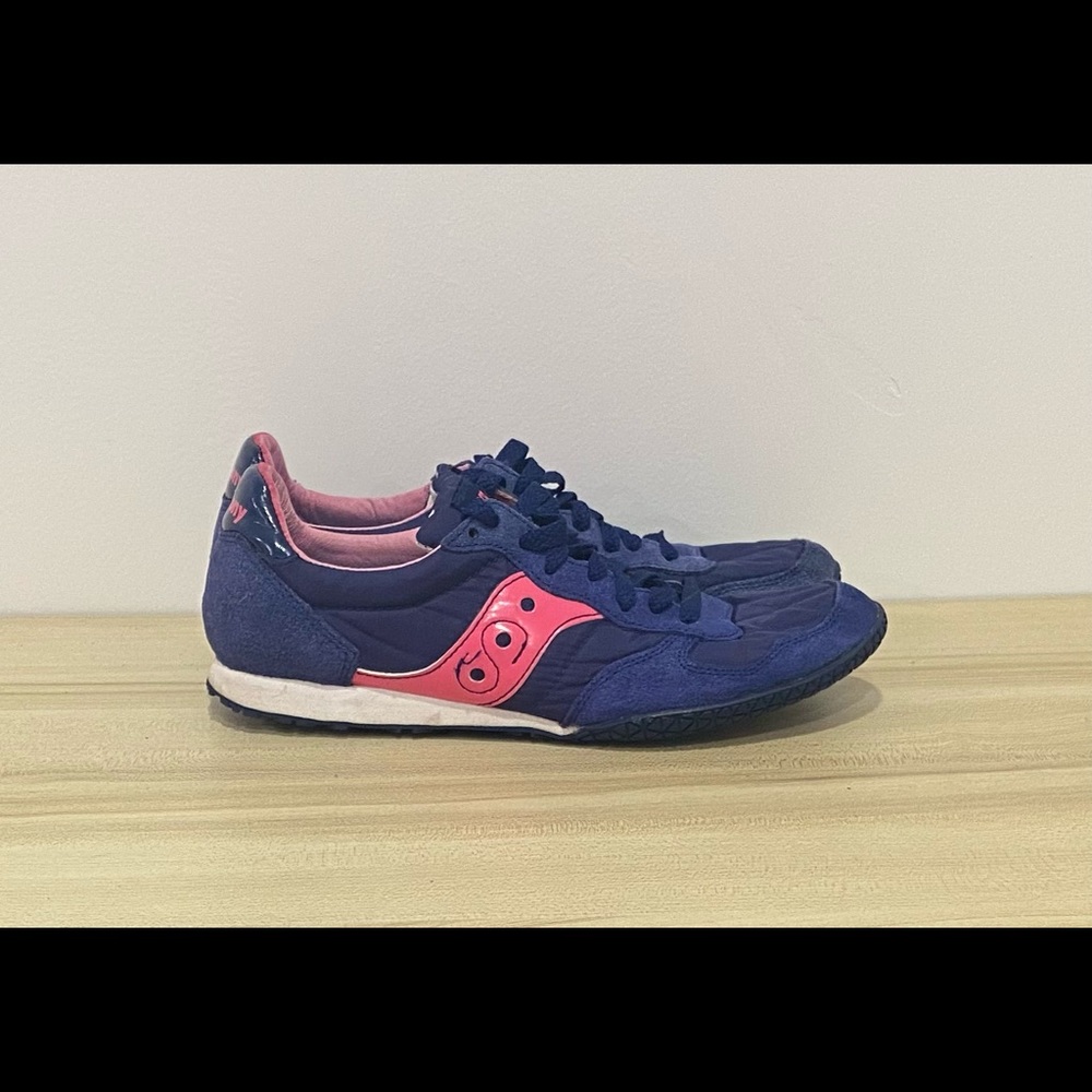 Saucony Originals Bullet Blue Pink Shoes Women’s 8.5